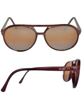 Maui Jim Vintage 1980/90s  Aviator – Rare Acajou – France, sunglasses unisex
